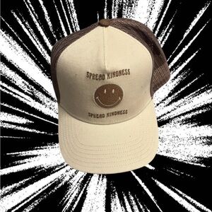 American Eagle Outfitters Brown and Cream Hat